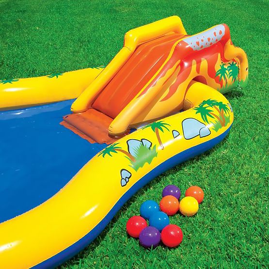 Water Pool Children's Playground with Slide and Fountain Intex 57444