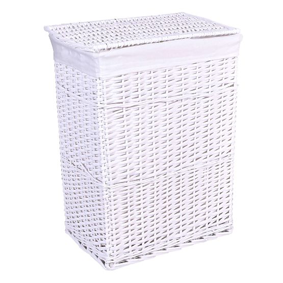 White Wicker Basket 114 L