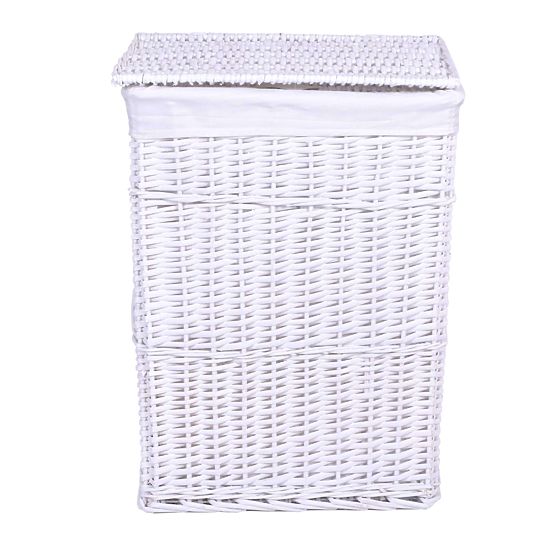 White Wicker Basket 114 L