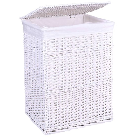 White Wicker Basket 114 L