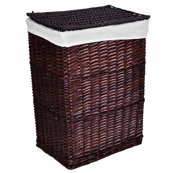 Wicker Basket 72L 40x30x60 cm Brown