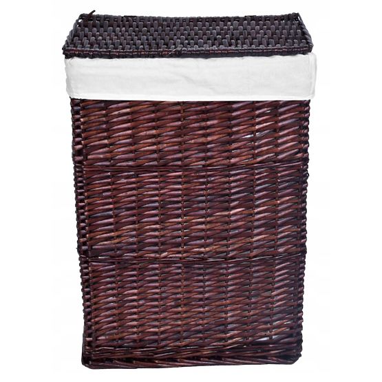 Wicker Basket 72L 40x30x60 cm Brown