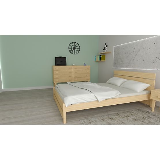 Wooden Bed Max 200 x 120 cm - Pine