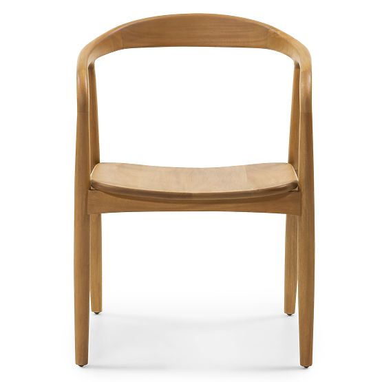 Wooden Chair Ludvika, Rounded, Natural