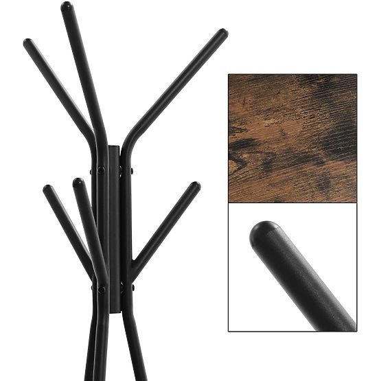 Wooden Floor Clothing Rack LOFT