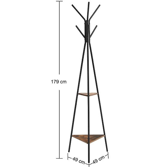 Wooden Floor Clothing Rack LOFT
