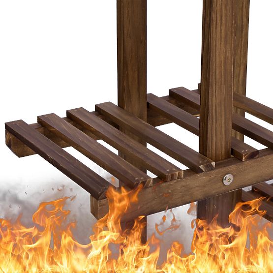 Wooden Flower Stand Manino 5 Levels