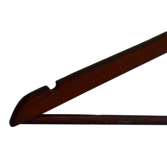 Wooden Hanger RONDO Set of 5 pcs Dark Brown