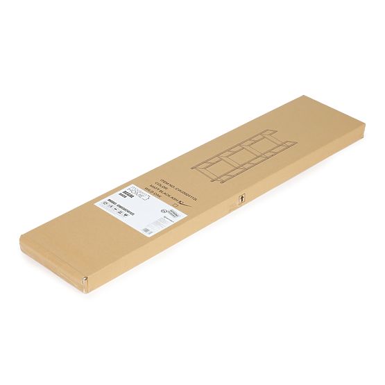 Wooden Modern Shelf with Metal Frame LOFT 4 Shelves Black