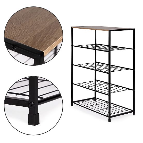 Wooden Shoe Cabinet Stand Rack LOFT