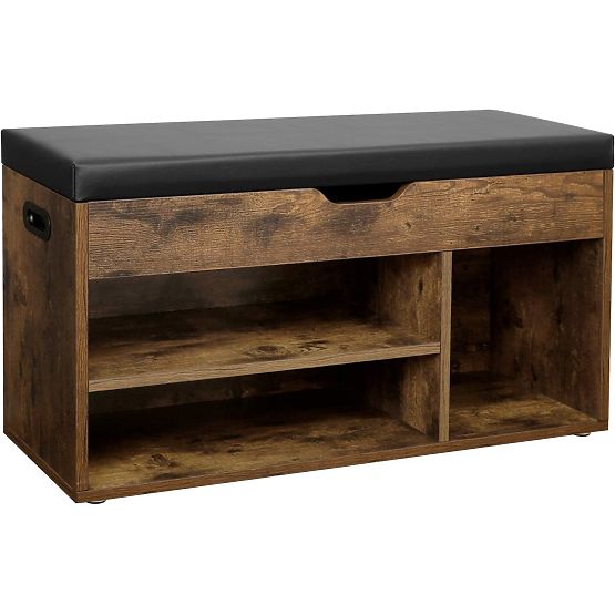 Wooden Shoe Cabinet with Bench LOFT