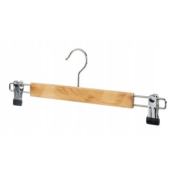 Wooden Skirt Hanger 1 Piece Natural