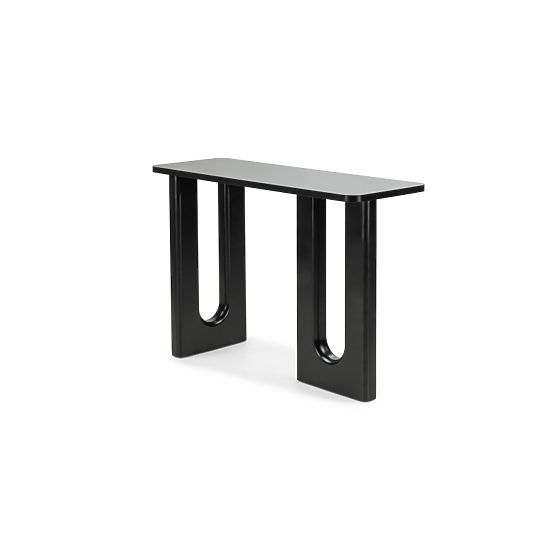 Writing Desk/Console Lichi 120 cm, Black, Arches