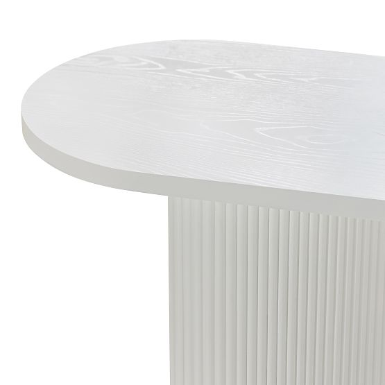 Writing Desk/Console Pauline 140 cm, White, Slats