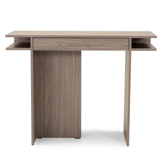 Writing Desk/Console with Drawer Kanso, Pearl Oak