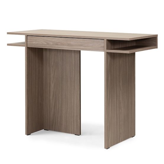 Writing Desk/Console with Drawer Kanso, Pearl Oak