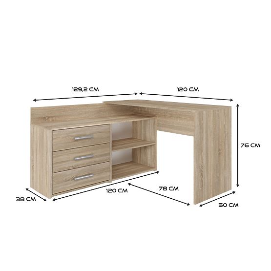 Writing Desk DANY OAK SONOMA