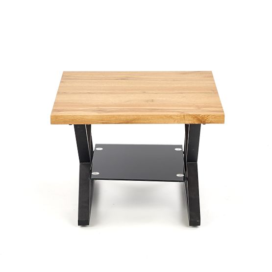 XENA KWADRAT Coffee Table Black / Natural (2p=1pc)
