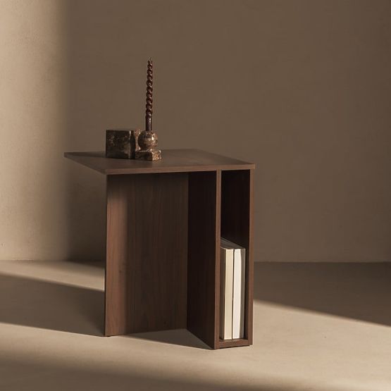Yaso Side Table Walnut Villa