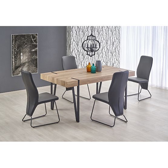 YOHANN Table Oak San Remo / Black