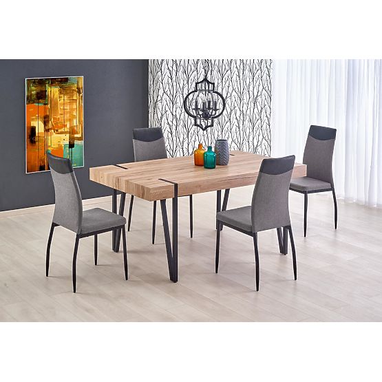 YOHANN Table Oak San Remo / Black