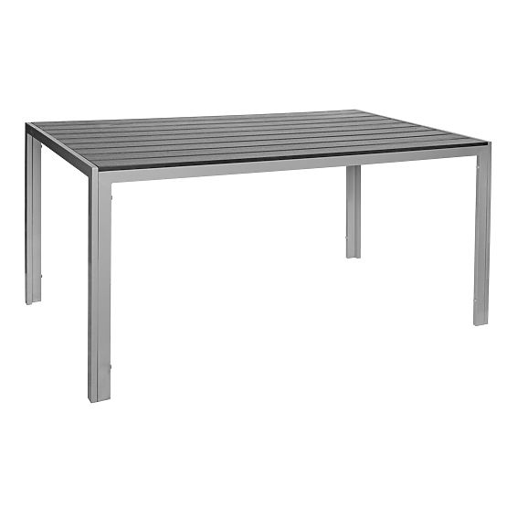 ZENON 150x90 cm Aluminum Garden Table