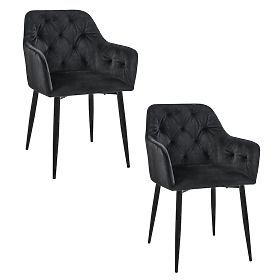 2x CHAIR SJ.030 - BLACK