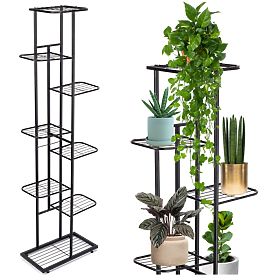 8-Level Plant Stand NEST Black, Halmar