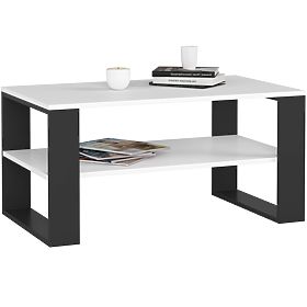 ALEX COFFEE TABLE WHITE / BLACK