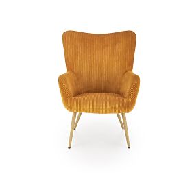 AMARO Lounge Armchair, Mustard, Halmar