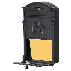 Amund Black Mailbox for Letters