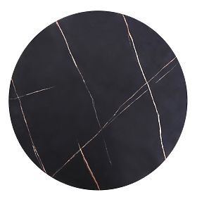 ANTICA Conference Table Top - Black Marble, Frame - Black (2p=1pc), Halmar