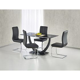ANTON Table Black (3p=1pc), Halmar