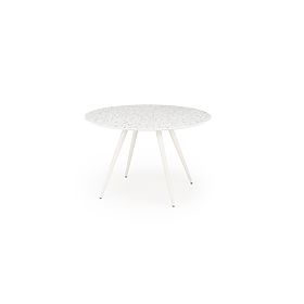 ARAMIS Table, Top - Terrazzo, Legs - White (2p=1pc), Halmar