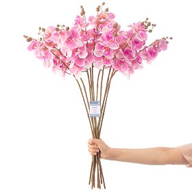 Artificial Flower FALENI Pink Color Modern Style AmeliaHome