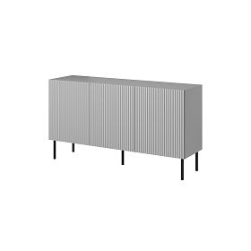 ASENSIO KM-1 Sideboard Light Grey, Legs: Black (2p=1pc)