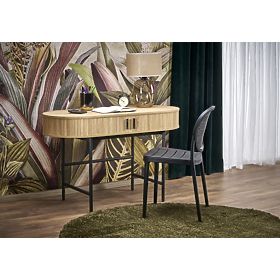 B51 Desk Natural/Black (1p=1pc), Halmar