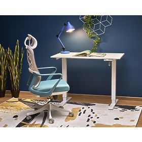 B53 Desk with Height Adjustment Function, White (2p=1pc), Halmar