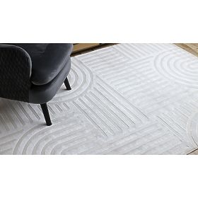 BALANCE 1918 Rug Cream - Geometric, Structural, Glamour