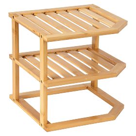 Bamboo Corner Kitchen Shelf DEDAL