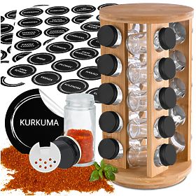 Bamboo Rotating Spice Rack ROTOR