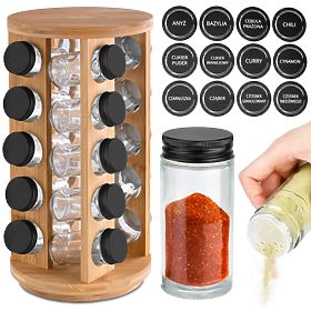Bamboo Rotating Spice Rack ROTOR