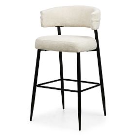 Bar Stool Rosario Cream/Black Legs