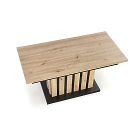 BARETTI Coffee Table Oak Artisan/Black