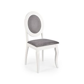 BAROCK Chair White/Grey (1p=2pcs), Halmar