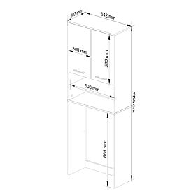 BATHROOM CABINET FIN COLUMN 2D WASHING MACHINE SONOMA
