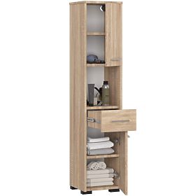BATHROOM CABINET FIN COLUMN 30 2D 1SZ 1W 140cm PK SONOMA