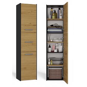 Bathroom Cabinet Sara S43 ANTHRACITE ARTISAN