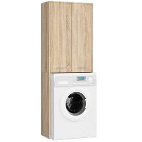 BATHROOM COLUMN FIN 180 WASHING MACHINE FULL 2D - OAK SONOMA