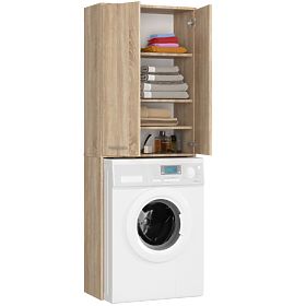 BATHROOM COLUMN FIN 180 WASHING MACHINE FULL 2D - OAK SONOMA